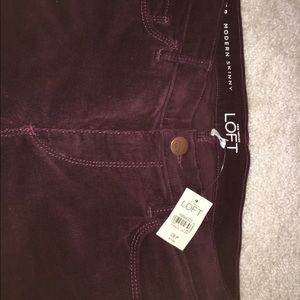 Brand new LOFT corduroy skinny pants size 6 petite