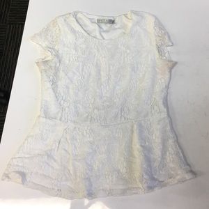 White lace top