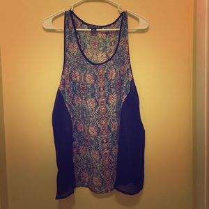 Forever 21 plus stained glass tank top