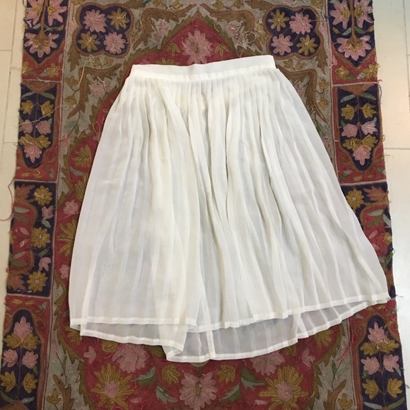 American Apparel Sheer Midi Skirt Size M