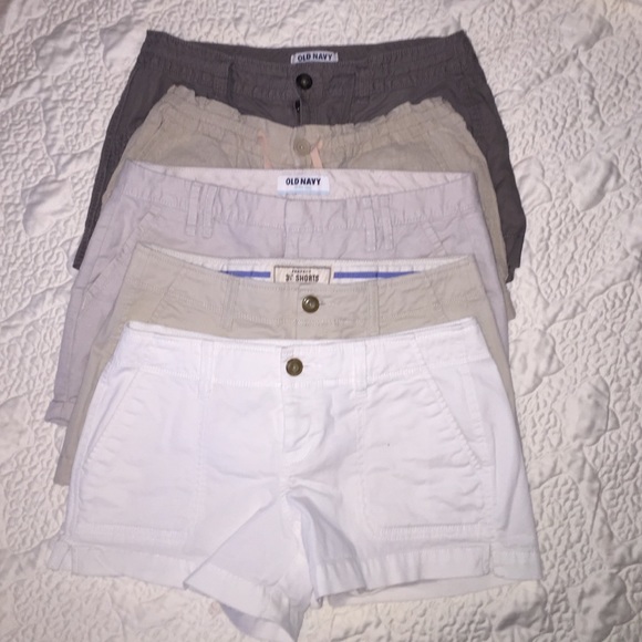 5 pair of Old Navy shorts. 3.5" length. Size 2.
