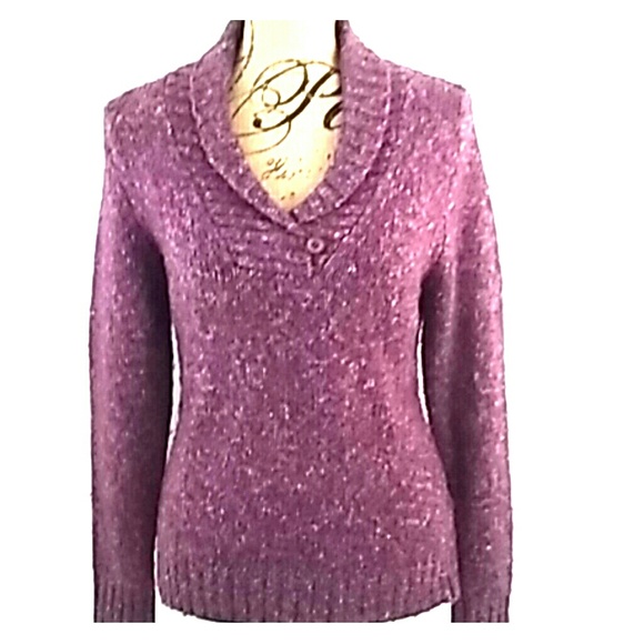 SOLD on Merc L.L Bean Wool Pink Sweater Small