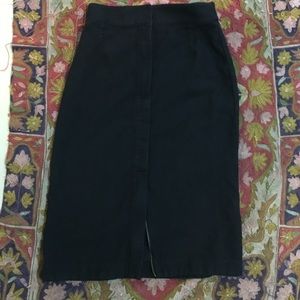 Free People Midi Skirt with Zipper Size 6