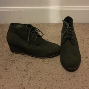 suede booties