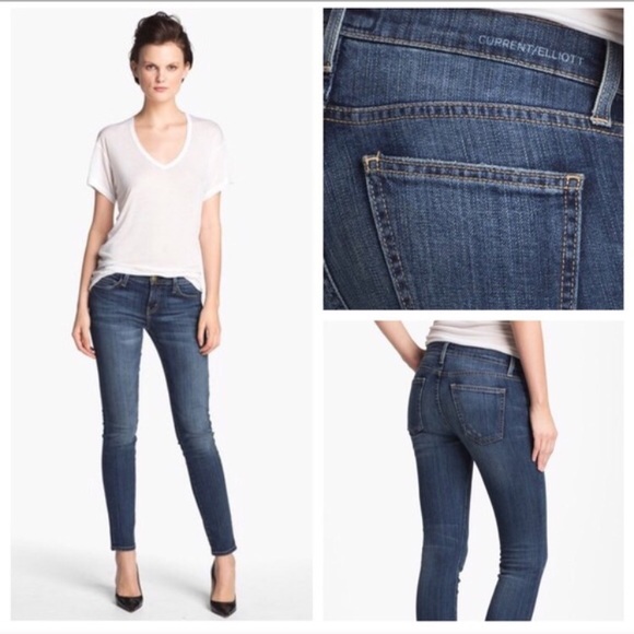 NWOT Current/Elliott The Ankle Skinny 25