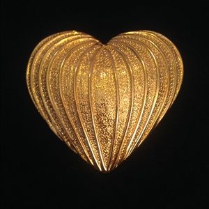 Golden heart pin by Park Lane