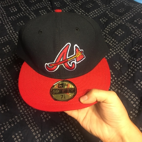 Braves flatbill fitted - Picture 1 of 1