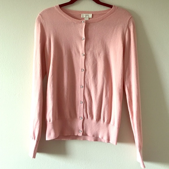 Pink studded Loft Cardigan