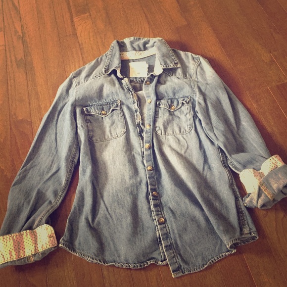 H&M denim shirt
