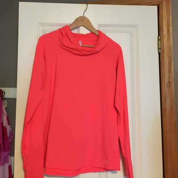 Gap fit size L neon coral