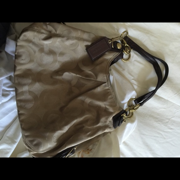 Brown coach bag - Picture 1 of 3