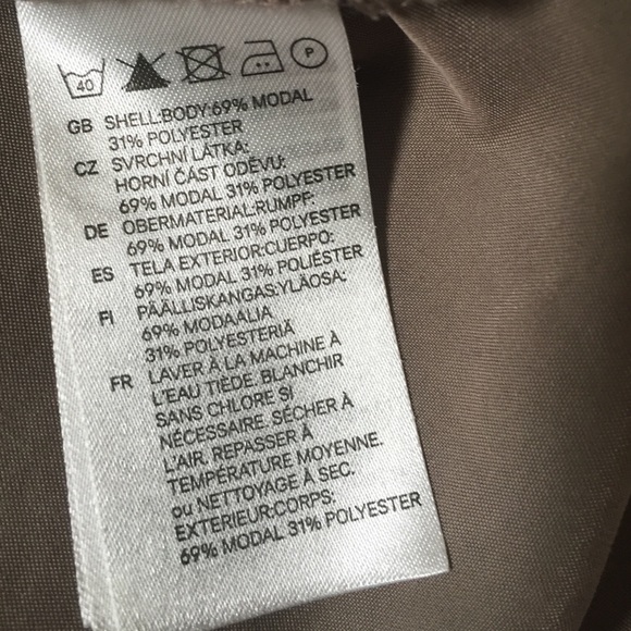 H&M Dividied tan dress - Picture 4 of 4