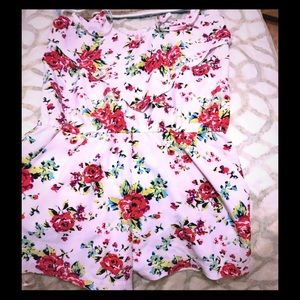Flower Print Romper 💕