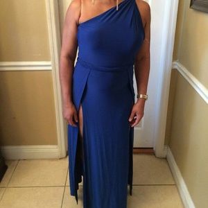 Cocktail Dress with Side Openings.