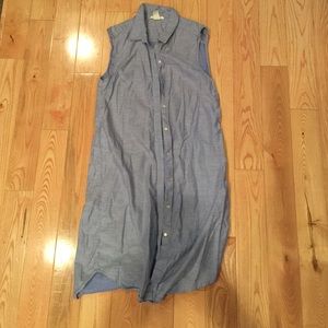 Chambray H&m button down dress