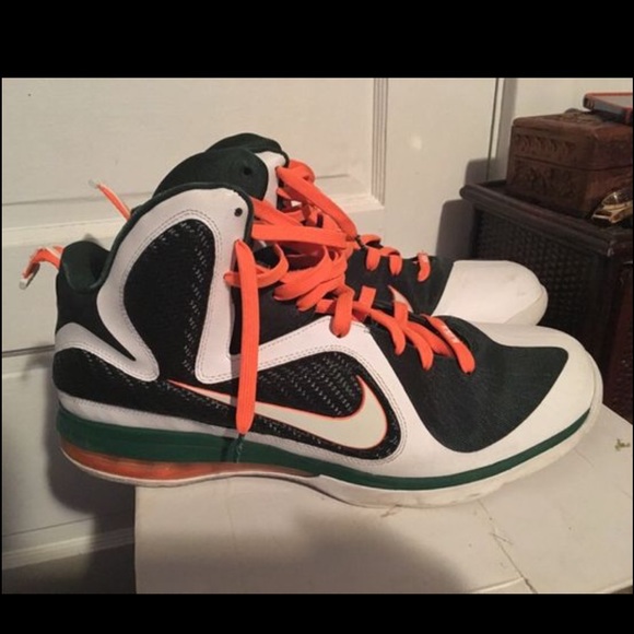 Lebron 9 Miami Hurricanes