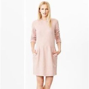 Gap pink sweatshirt dress