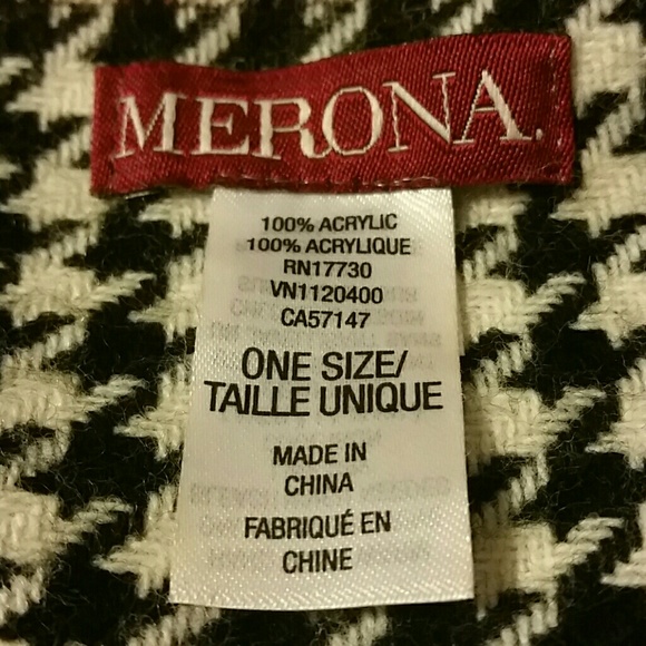 Merona hounds tooth blanket scarf. Gorgeous - Picture 4 of 4