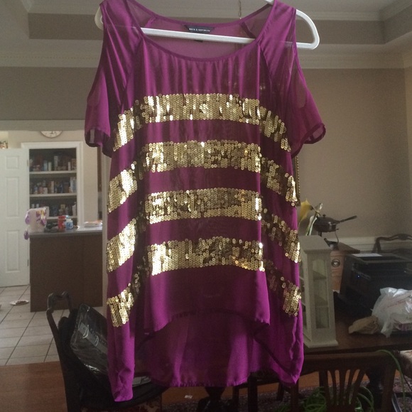 Rock and republic sequin top - Picture 1 of 4