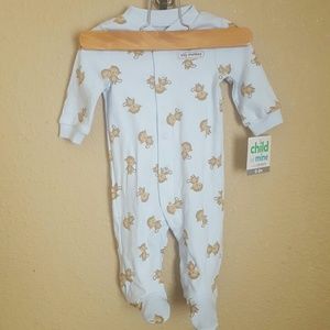 New Silly Monkey 0-3 month onsie
