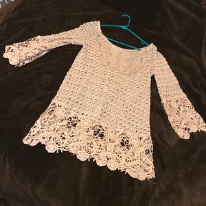 Crotchet knit top