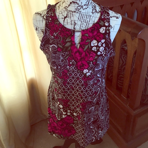 White House Black Market Tops - White House Black Market Tunic-S