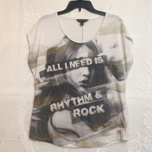 Rock & Republic White Rock Tee