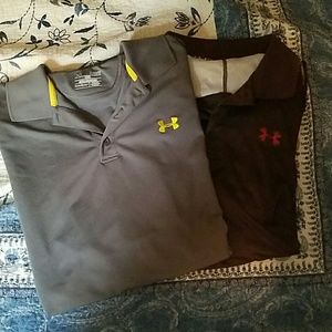 Under armor short sleeve polos