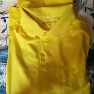 Yellow Nike polo
