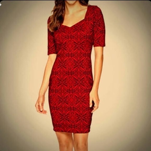 Bisou Bisou red dress