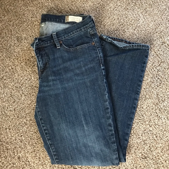 Straight leg jeans