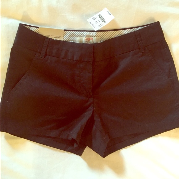 SOLD NWT J. Crew Chino Black Shorts - Picture 1 of 3