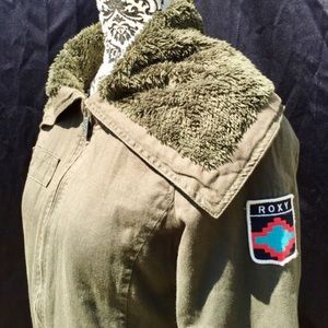 🍁 Roxy Military Green Jacket
