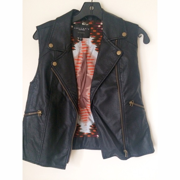 Leather vest