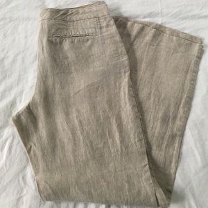 Size 10 Isaac Mizrahi for Target oatmeal pants