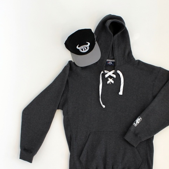 j america lace up hoodie