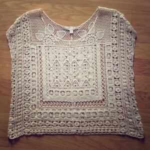 Crochet top, cute for fall!!!