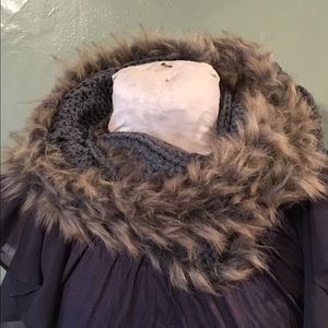 Grace & Lace faux fur infinity scarf
