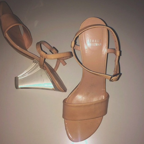 Clear Lucite Stuart Weitzman heels