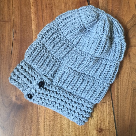 Oversized knit hat handmade in Istanbul, Turkey
