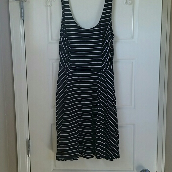 Mossimo Black and White Striped Dress