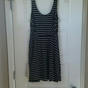Mossimo Black and White Striped Dress