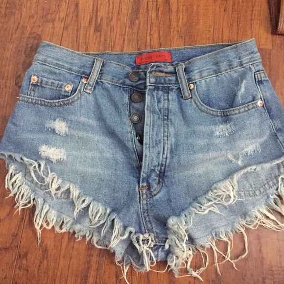 Cute high waisted cutoffs