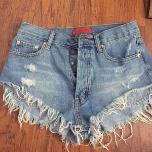 Cute high waisted cutoffs