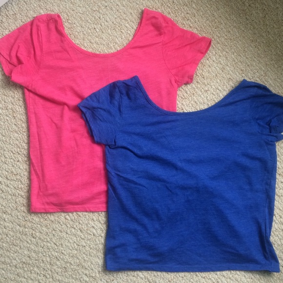 TWO open back bow tied shirts - Picture 3 of 4