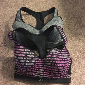 2 Victoria's Secret VSX Sports Bras