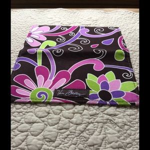 VERA BRADLEY PURPLE PUNCH CHECK BOOK COVER