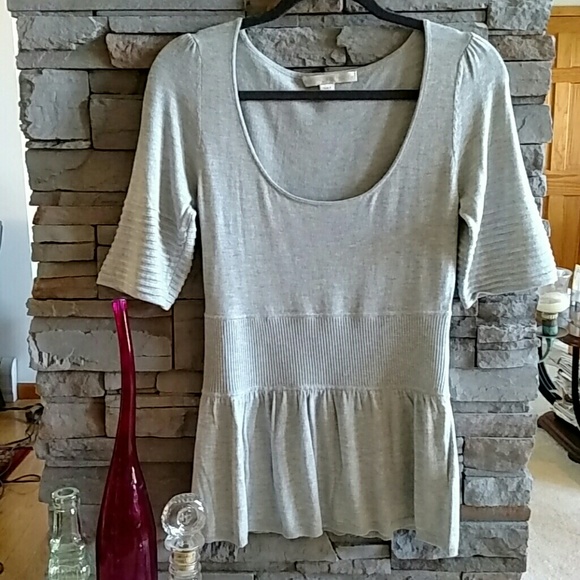 Boston Proper, Soft Grey Sweater!