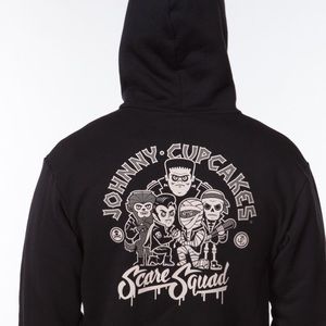 Johnny Cupcakes LE scare squad hoodie zip up