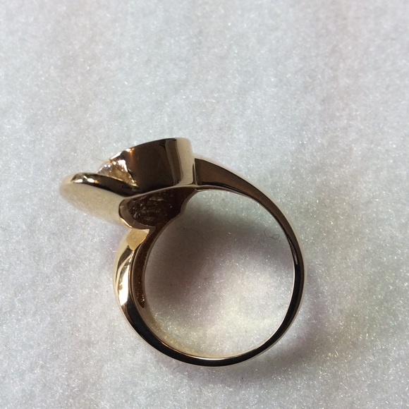 FINAL SALE PRICE 14K YG Pink Tourmaline, AAA Opal & Diamond Ring - Picture 2 of 4